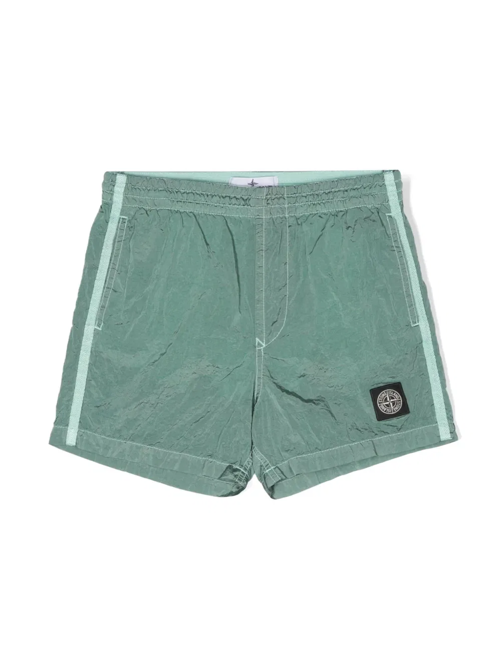 Шорты повседневные Compass Stone Island Junior, зеленый