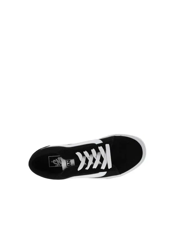 Кеды из кожи Vans, Noir, цвет noir — фото 3