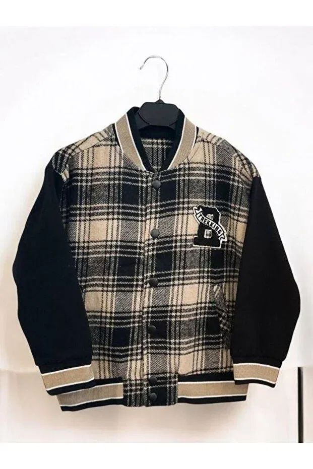 Детское пальто для девочек с длинным рукавом Zekids, Black — фото 2
