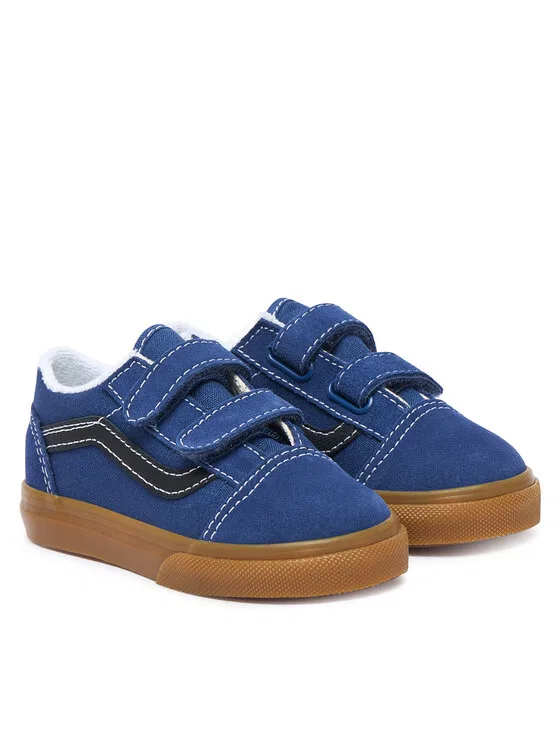 Кеды Old Skool V Vans, темно-синий — фото 2