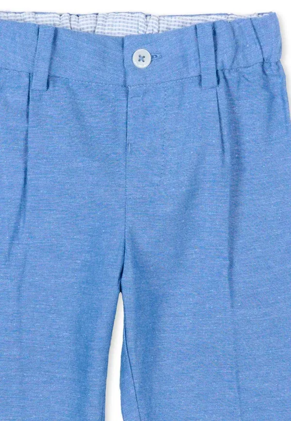Брюки из хлопка Trousers Mayoral, Light Blue, светло-голубой — фото 3