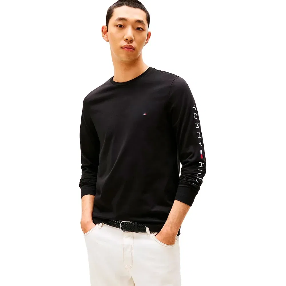 Мужская футболка с длинным рукавом Tommy hilfiger, Black