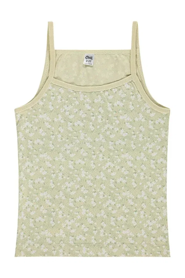 Детский комплект маек для девочек Floral 2-piece undershirt with bow accessories Civil Girls, Standard — фото 4