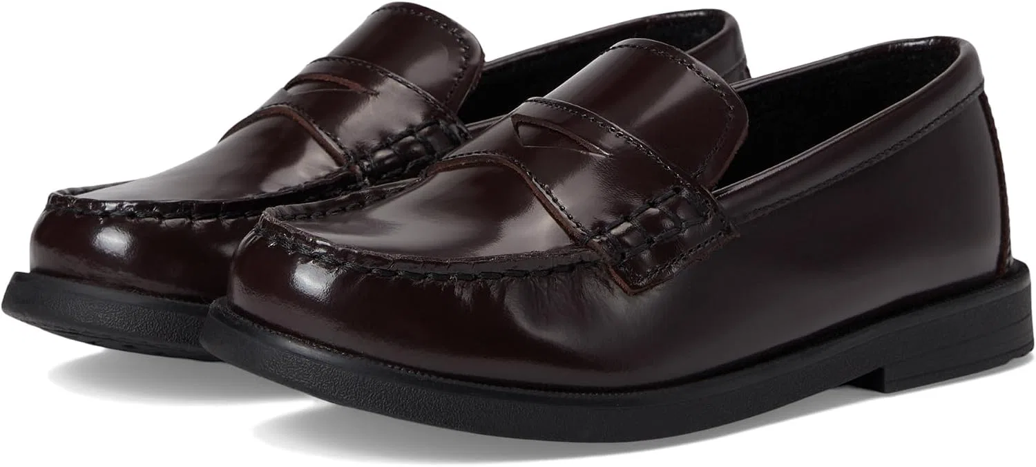 Детские туфли-лоферы Croquet Penny Loafer JR Florsheim, Burgundy — фото 4