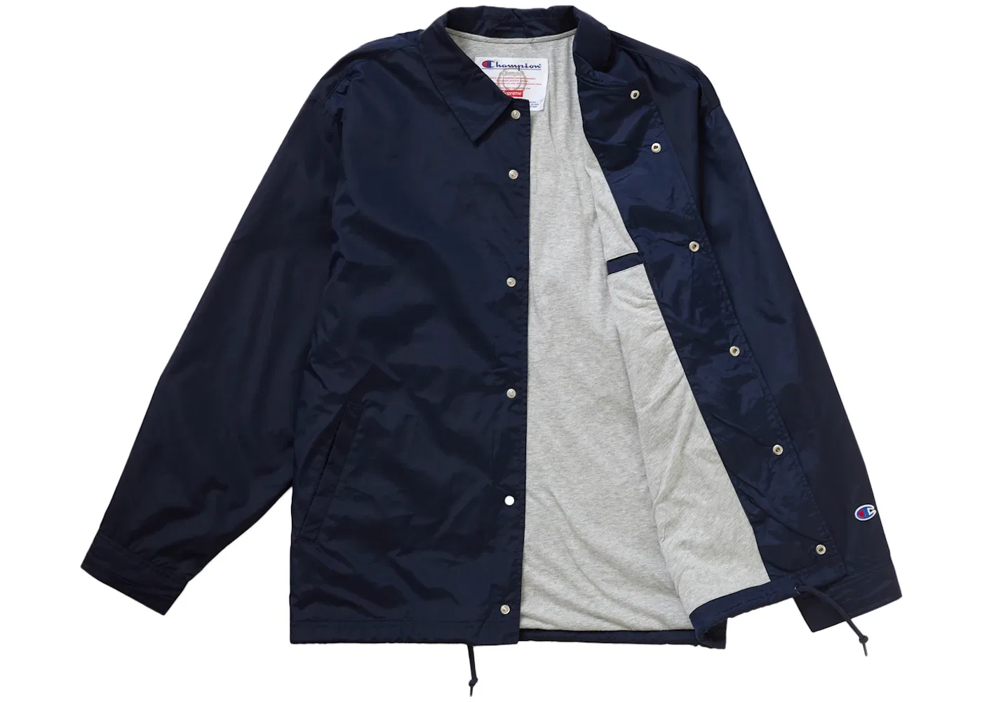 Мужская куртка-тренч Supreme Champion Coaches Jacket, Navy — фото 2