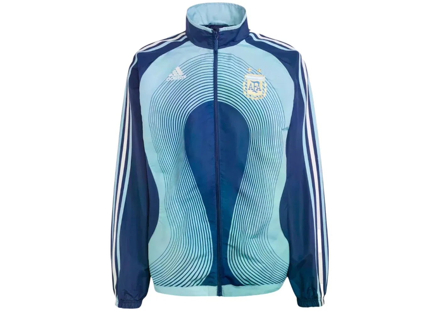 Мужская куртка с принтом Adidas Argentina Away Track Top, Dark Blue