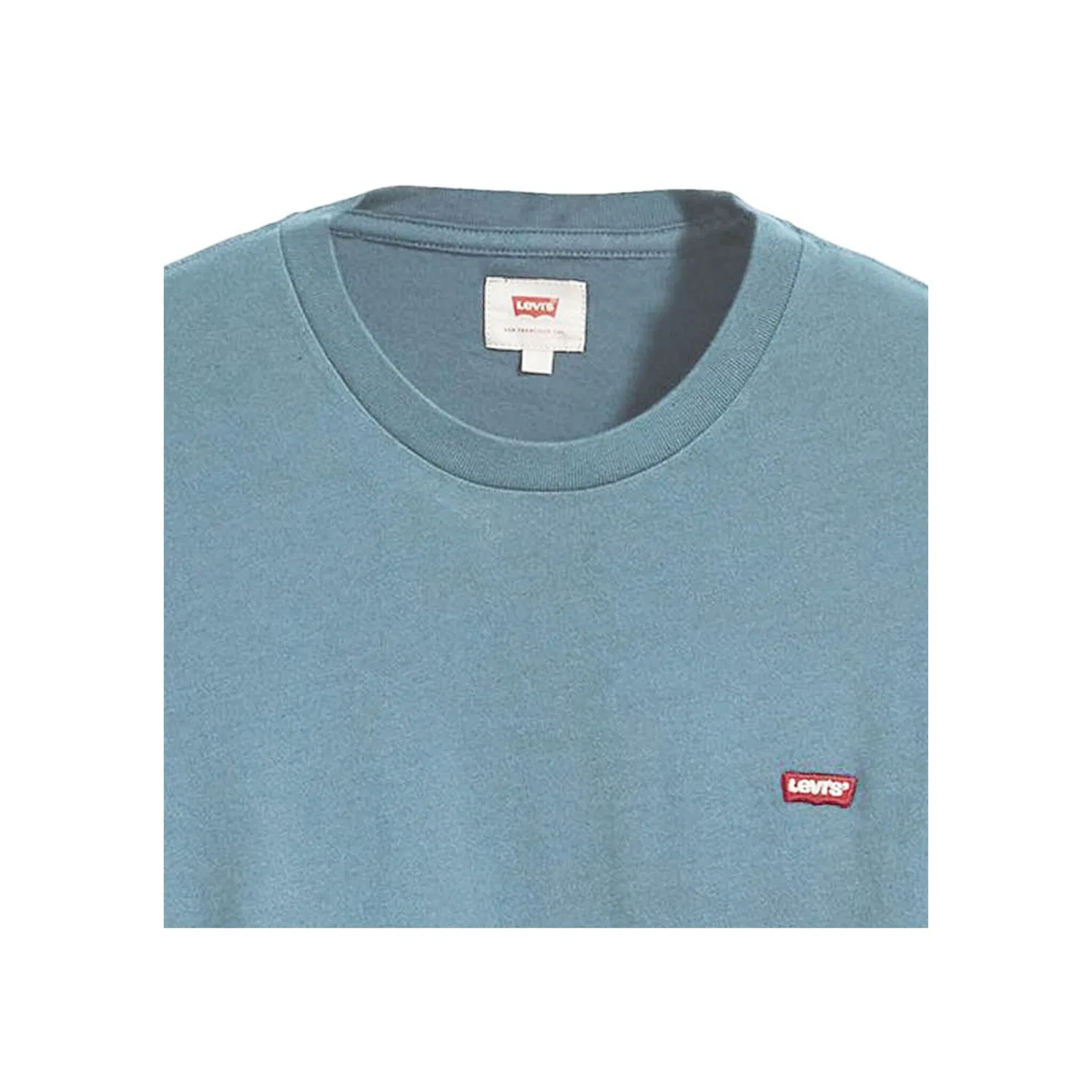 Мужская классическая хлопковая футболка Levi's, Light Blue — фото 3