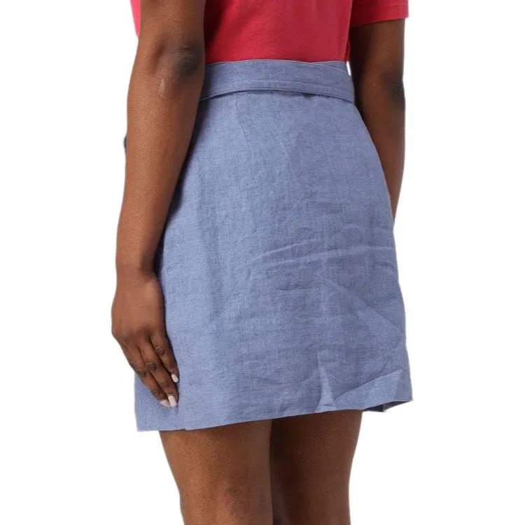Женская повседневная короткая юбка с моделью Casual Short Skirts Ralph Lauren, Blue — фото 3