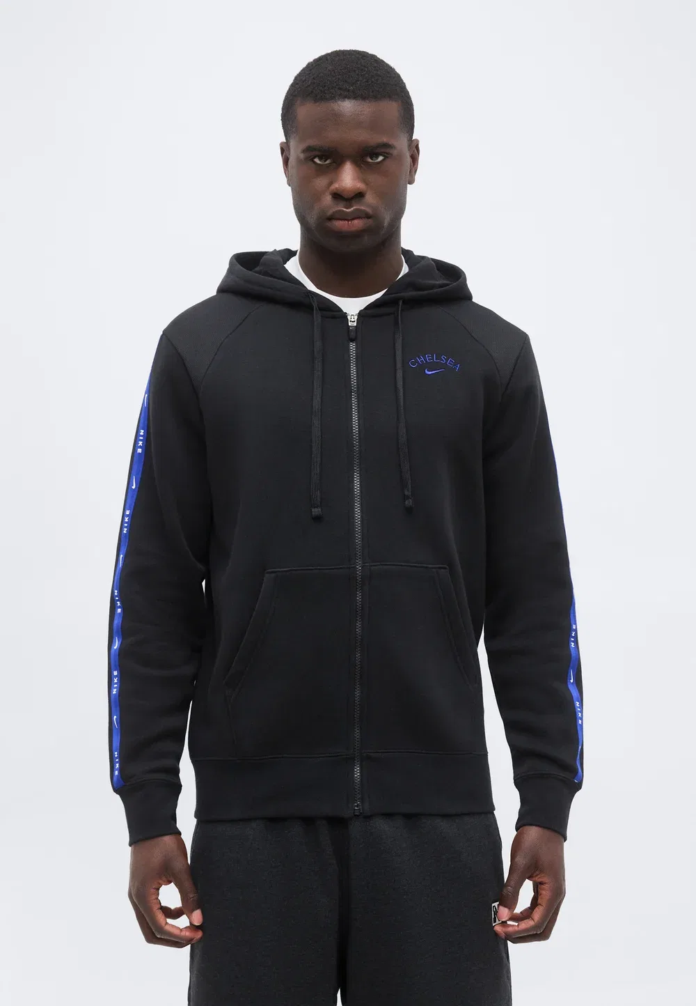Худи CFC - клубная одежда Nike Performance, Black/Bright Blue