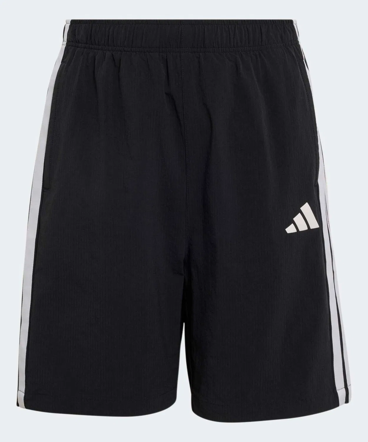 Детские шорты с принтом Three Stripes Adidas, Черный