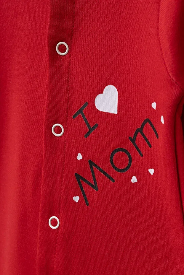 Детский комбинезон для новорожденных хлопковый Mom&Dad Love Yukobaby Bebeğiniz Için En Doğalı, Multicolor — фото 3