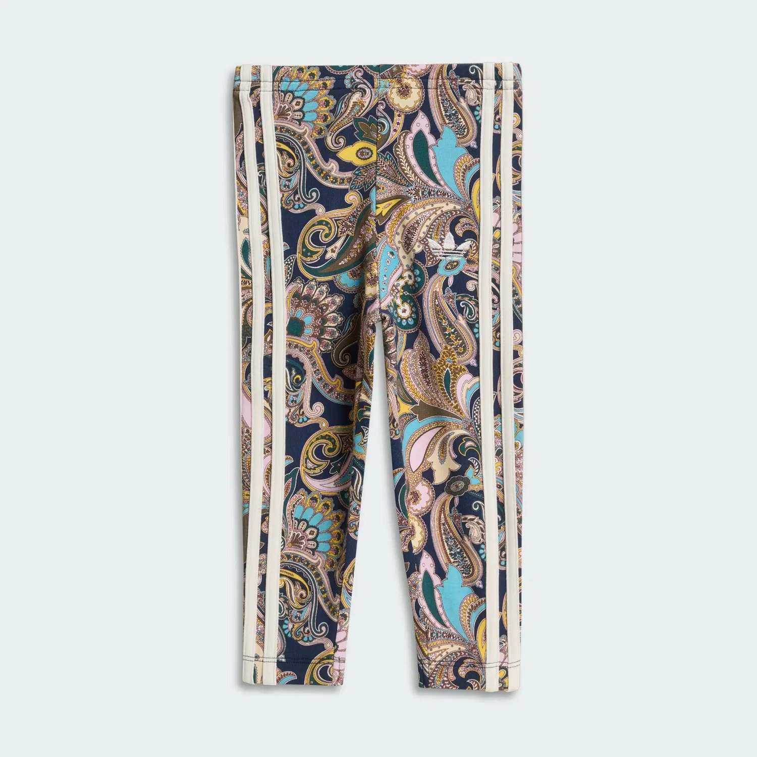 Детский комплект с принтом Paisley Parade из оверсайз-топа и леггинсов Liberty London Adidas Originals, Night Indigo/Мультиколор — фото 4