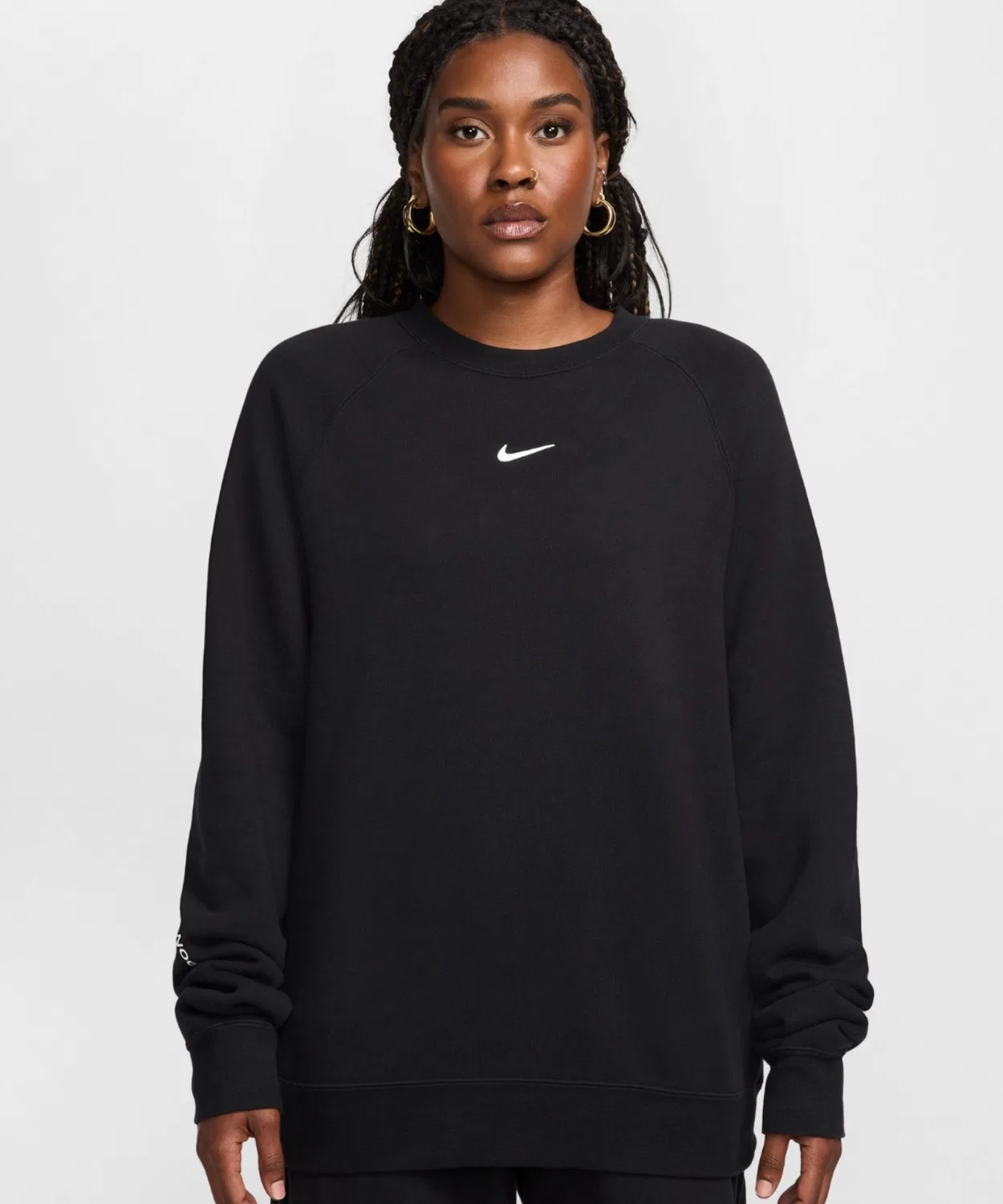 Мужской свитшот с длинным рукавомNOCTA CS Fleece NIKE, Black — фото 3