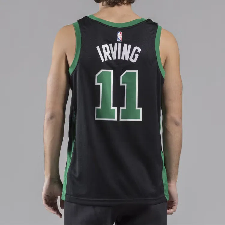 Джерси баскетбольное с принтом Swingman Kyrie Irving Nike, черный — фото 3