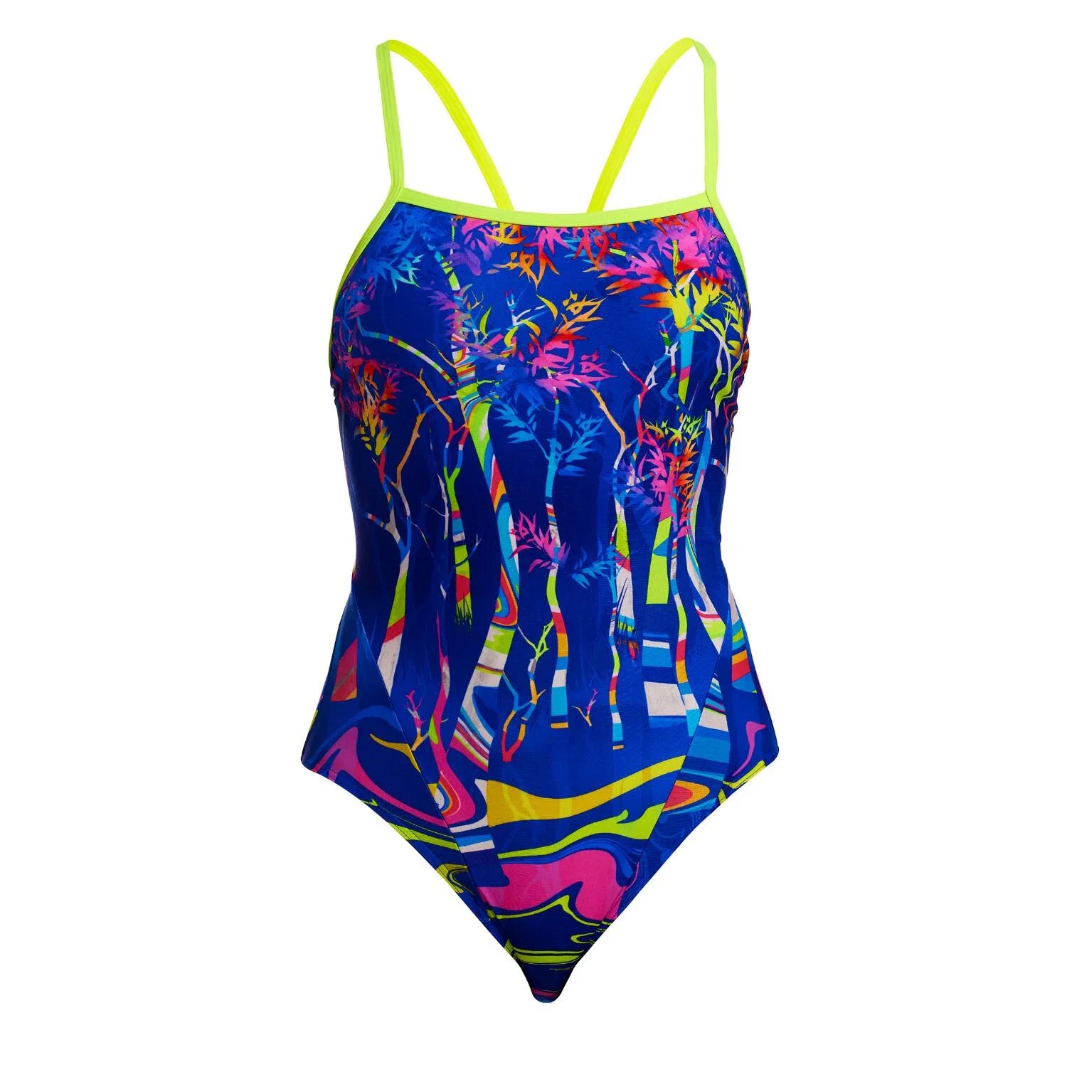 Детский купальник с открытой спиной Funkita Dammed, Blue