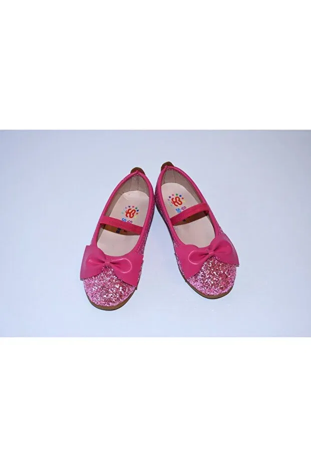 Детские балетки для девочек с принтом Şuşu Shoes, Pink — фото 2