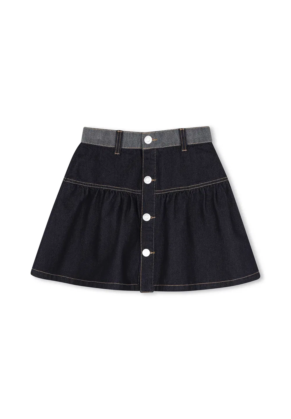 Jupe en denim - юбка А-силуэта Kenzo Kids, Denim Brut