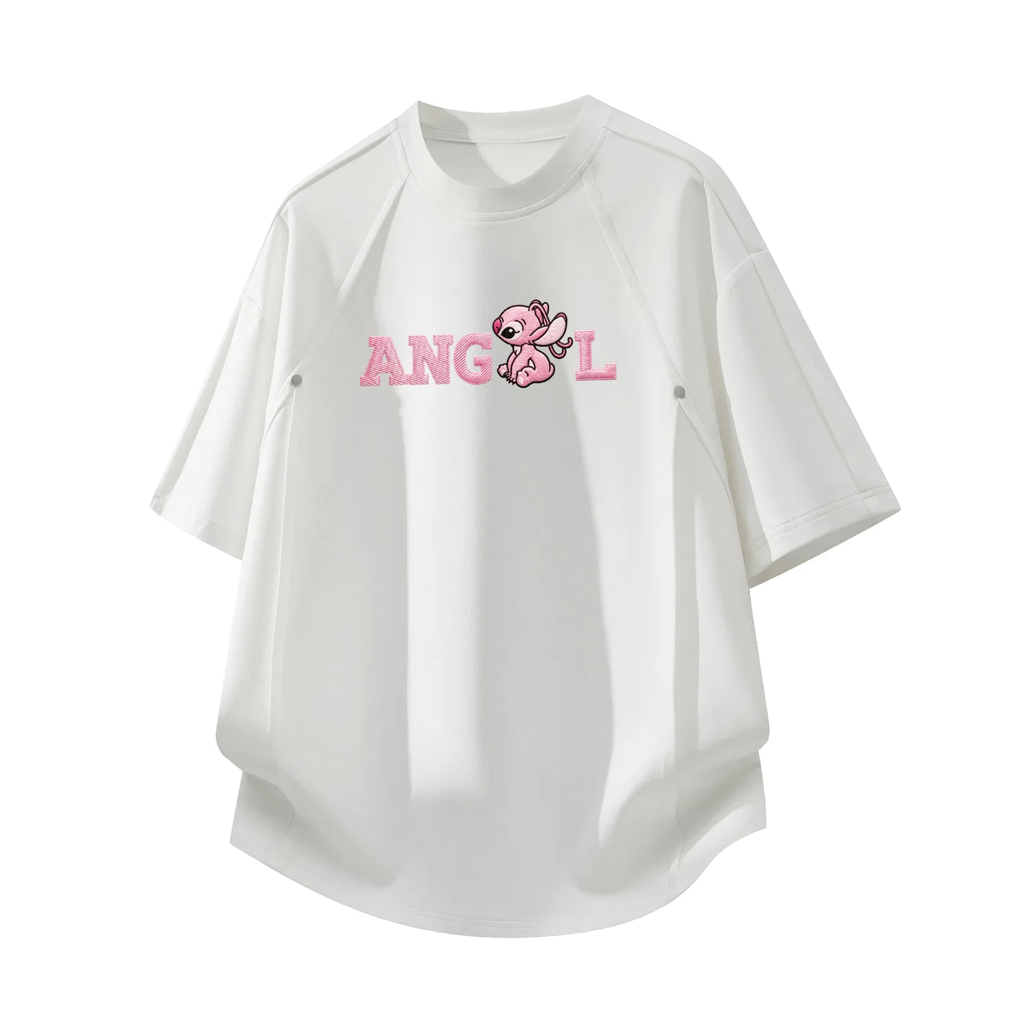Детская футболка с принтом Disney, Unisex Crew Neck Moderate Other, Disney, Gray — фото 3