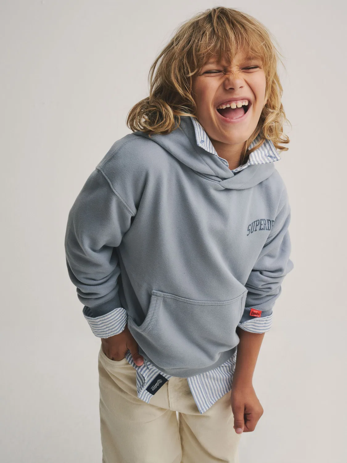Худи, Light Blue Superdry