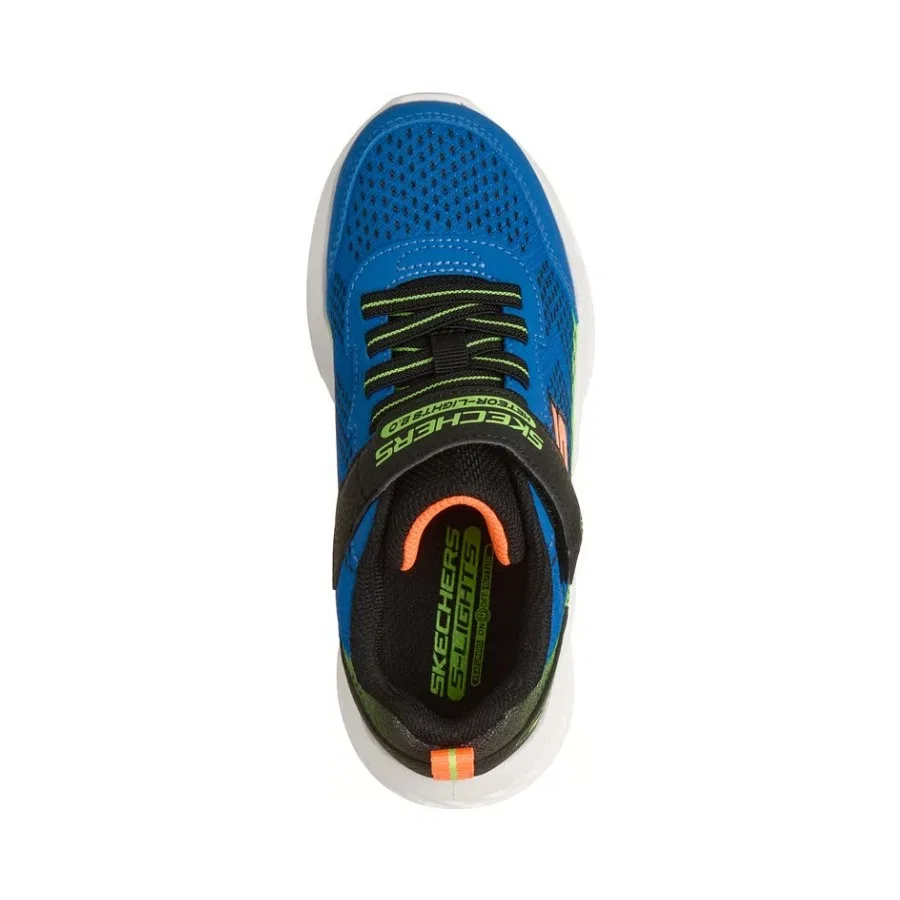 Кроссовки детские с подсветкой Meteor-Lights 2.0 Skechers, Серый — фото 2