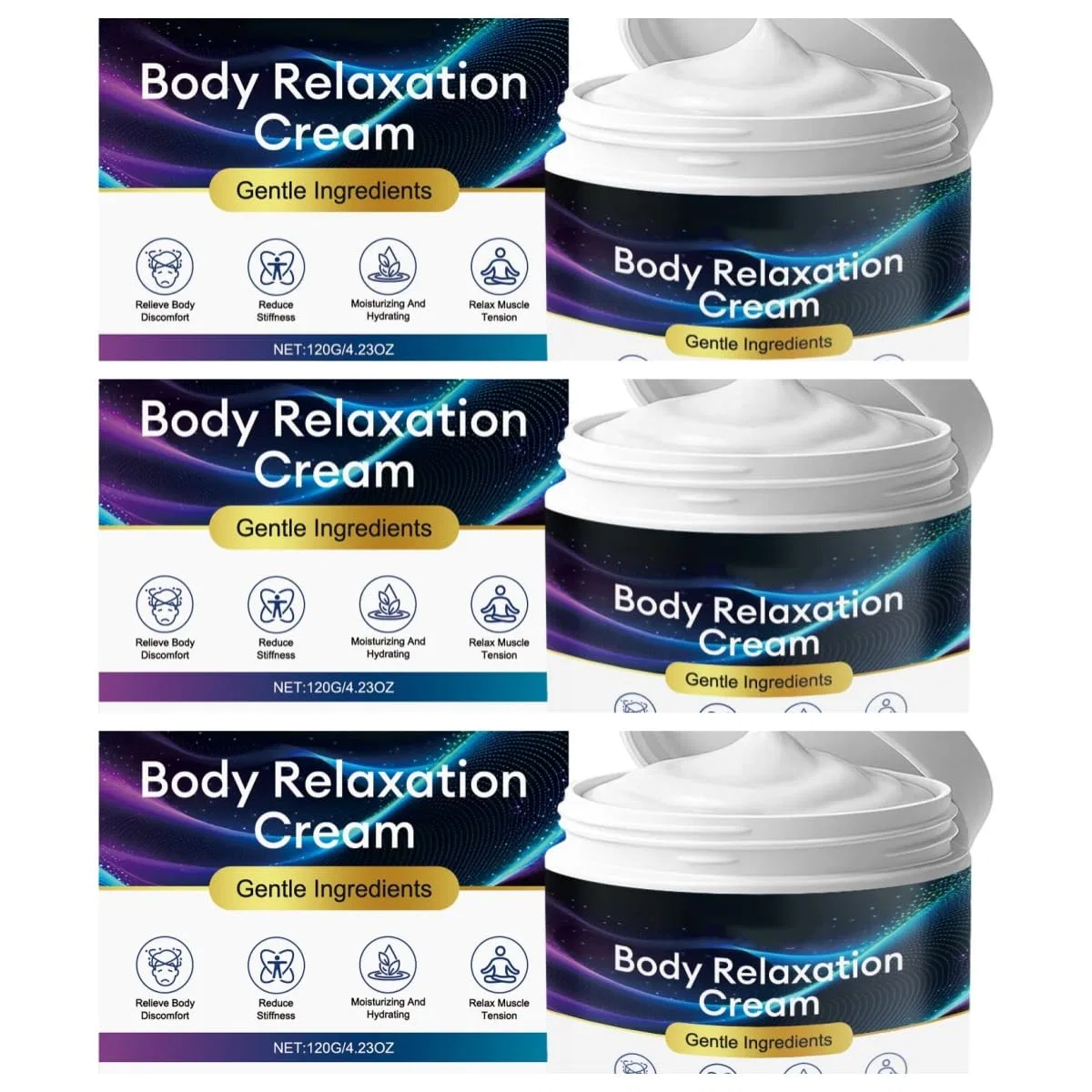 Крем для тела Body Comfort Balm, kuhbsdg, 120 г, 3*