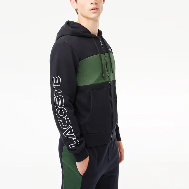 LACOSTE Свитшот мужской темно-зеленый — фото 2