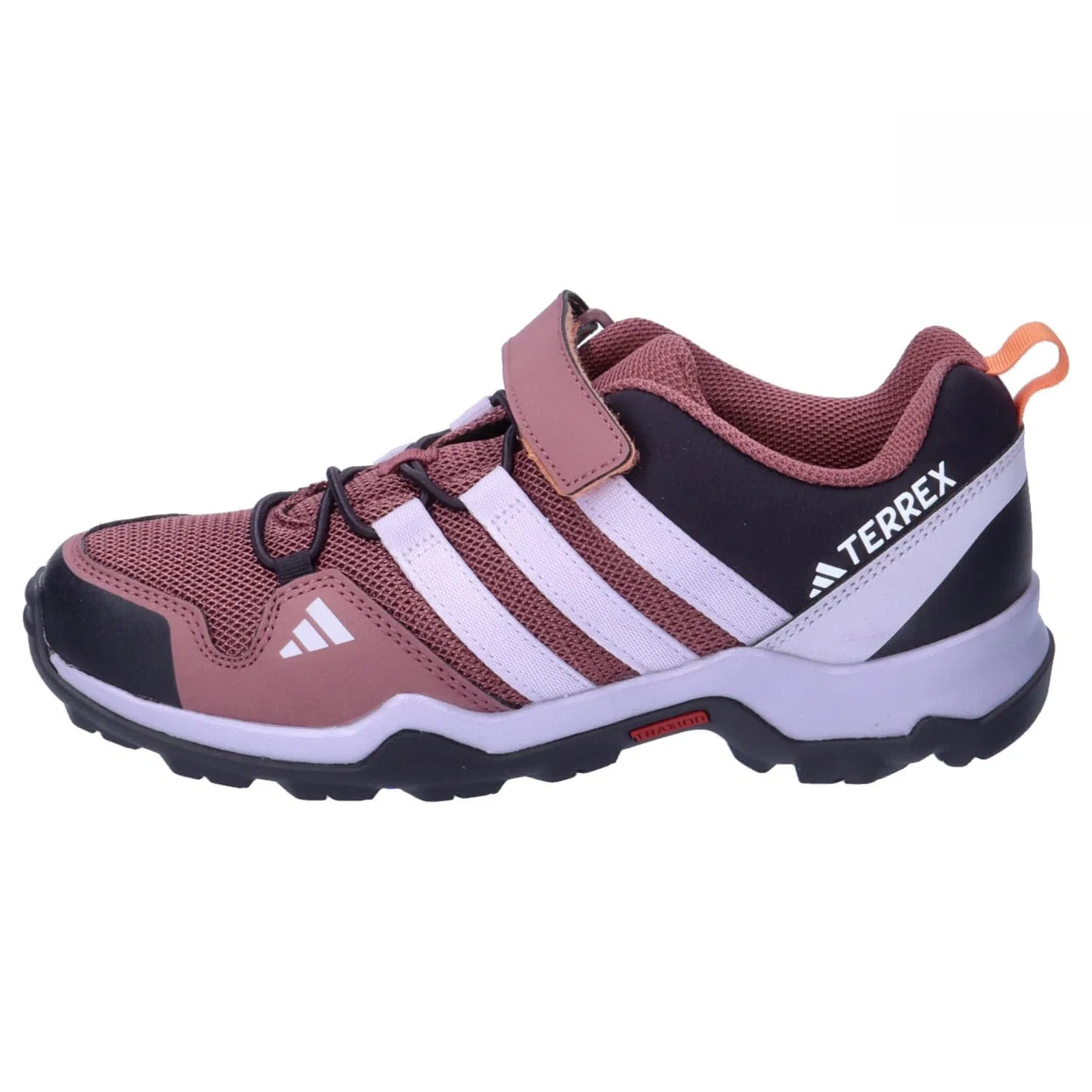 Детские треккинговые ботинки с липучкой Terrex Ax2r Hook-and-loop Hiking Adidas, Quiet Crimson Silver Dawn Amber Tint — фото 2