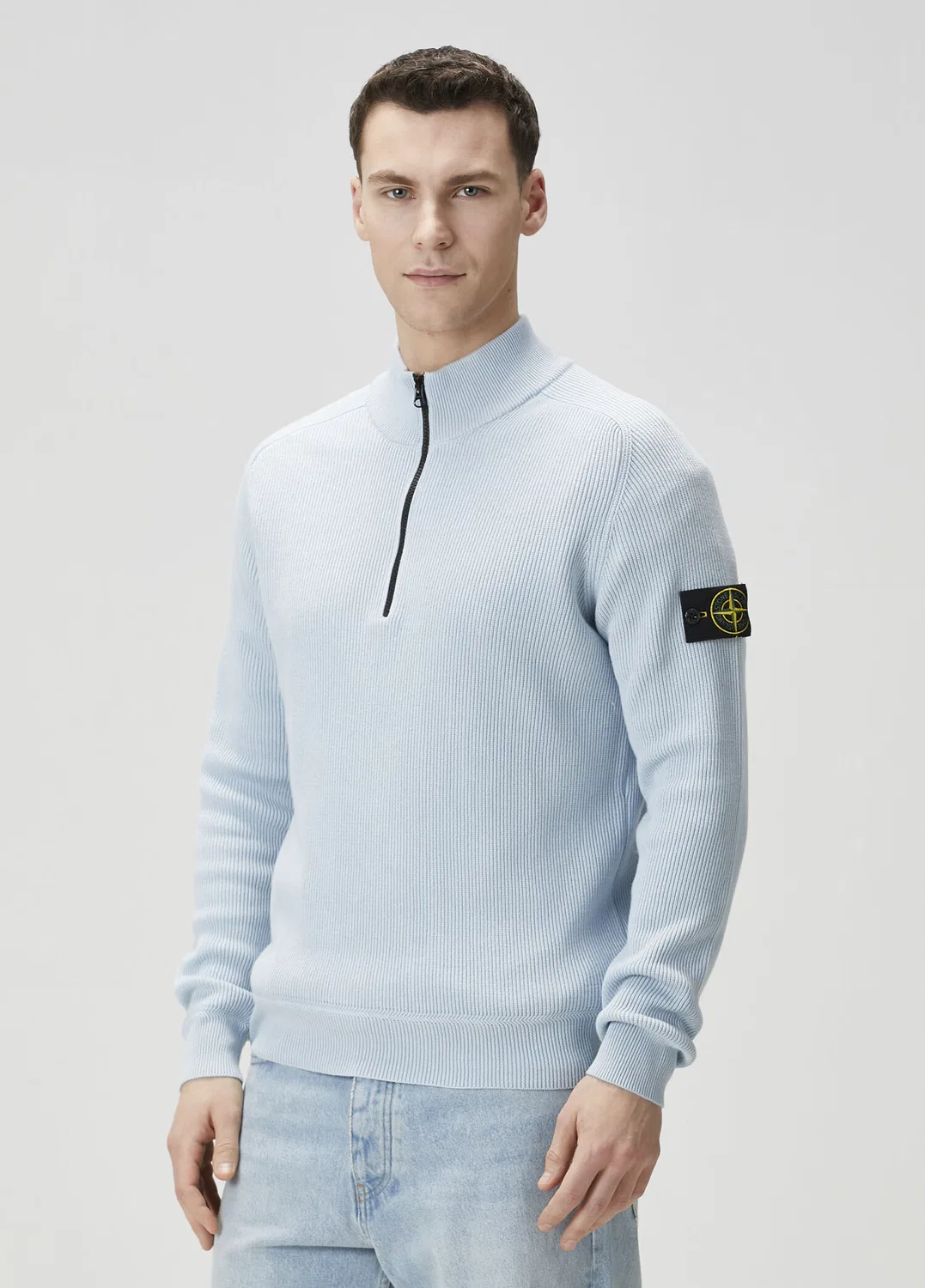 Трико Stone Island, светло-синий — фото 3