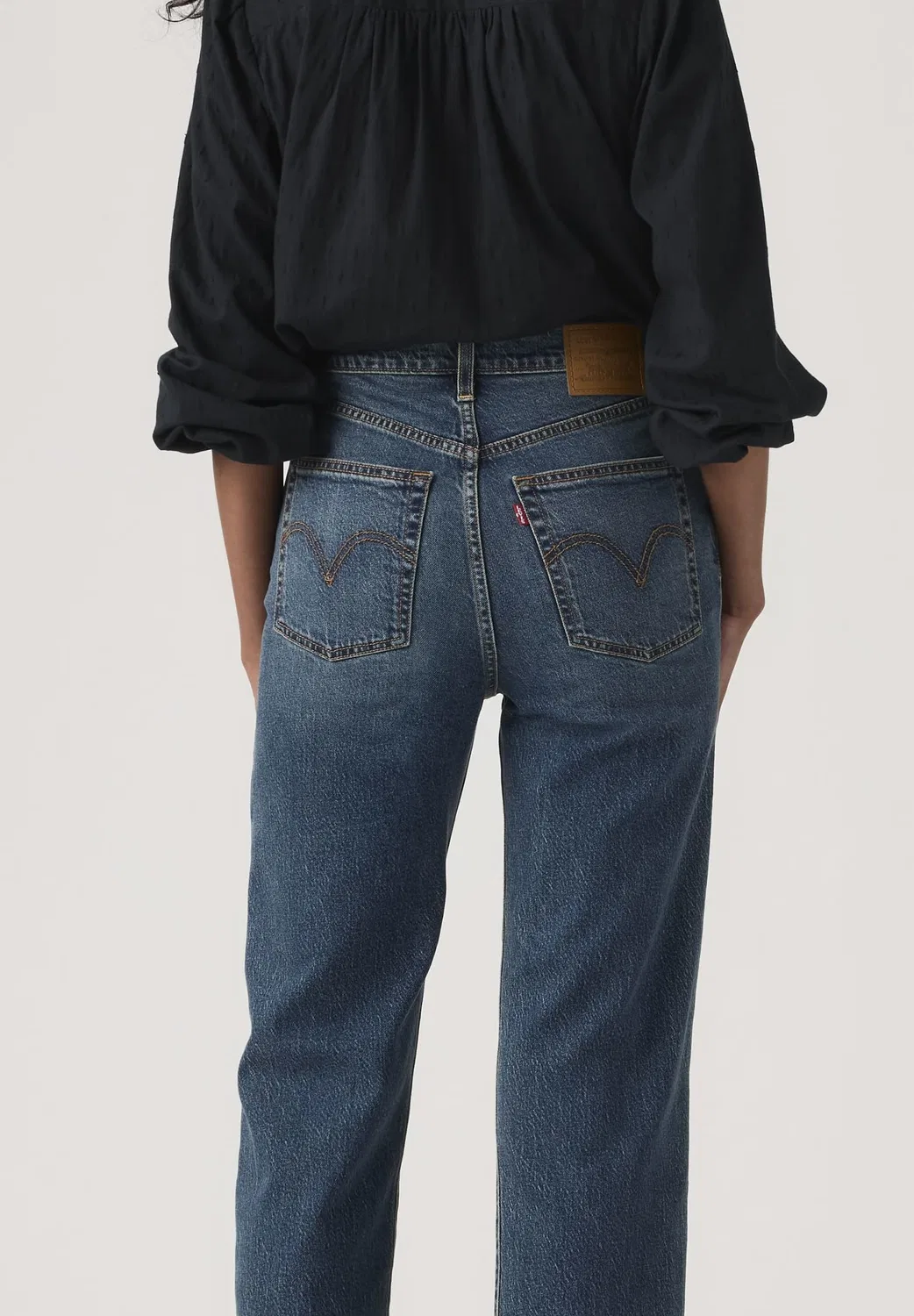 Женские джинсы прямого кроя Ribcage Straight Ankle Levi's, Analyze This Ltw — фото 3