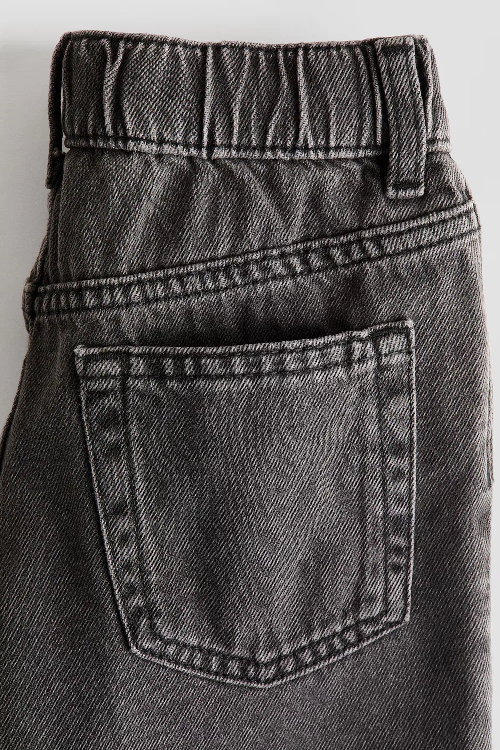 Комплект из 2 джинсов свободного кроя с зауженными штанинами H&M, Schwarz/Denimblau — фото 3