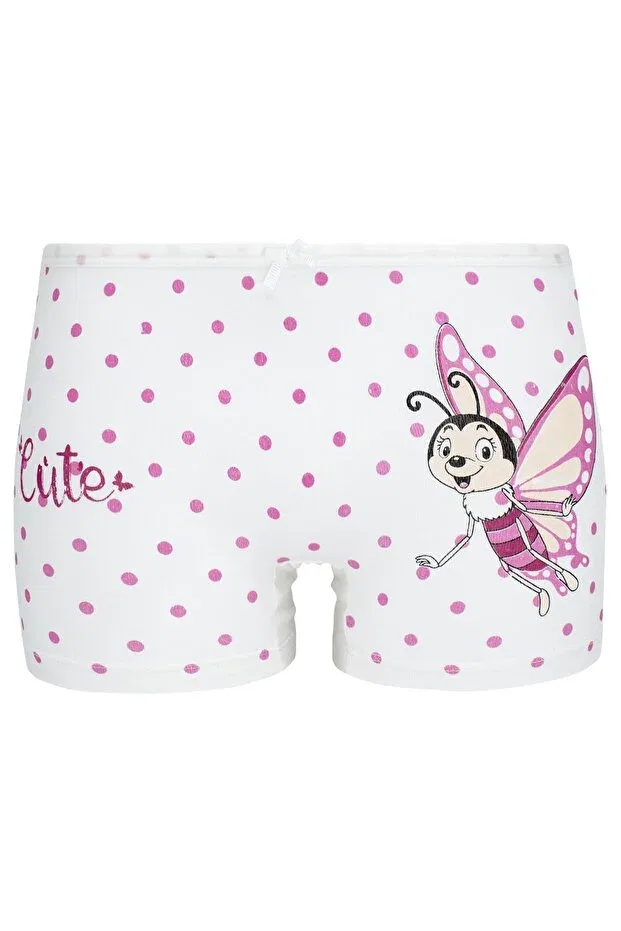 Детский комплект боксеров для девочек с принтом Happy Butterflies Biyokids, Multicolor — фото 4