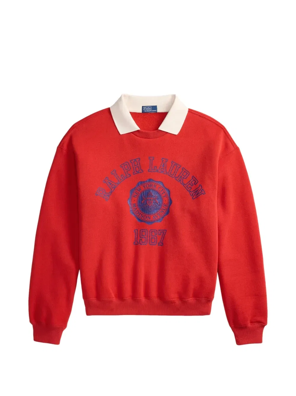 Свитер с многослойным воротником Polo Ralph Lauren, красный