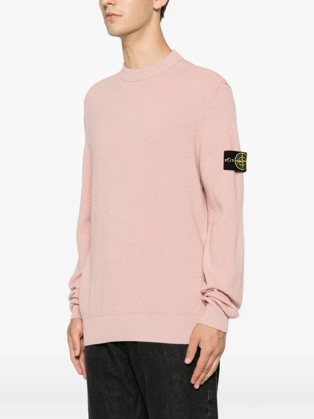 Свитер с длинными рукавами Stone Island, розовый — фото 3