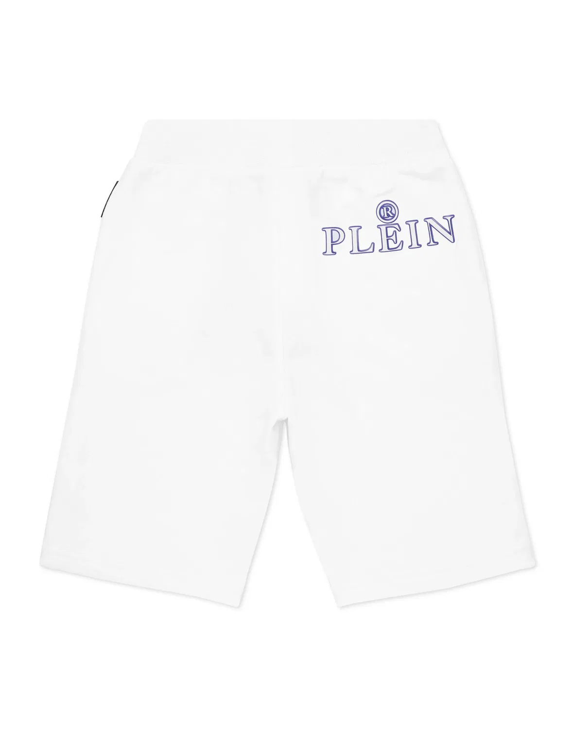 Детские шорты свободного кроя с принтом Iconic Plein PHILIPP PLEIN, White — фото 2