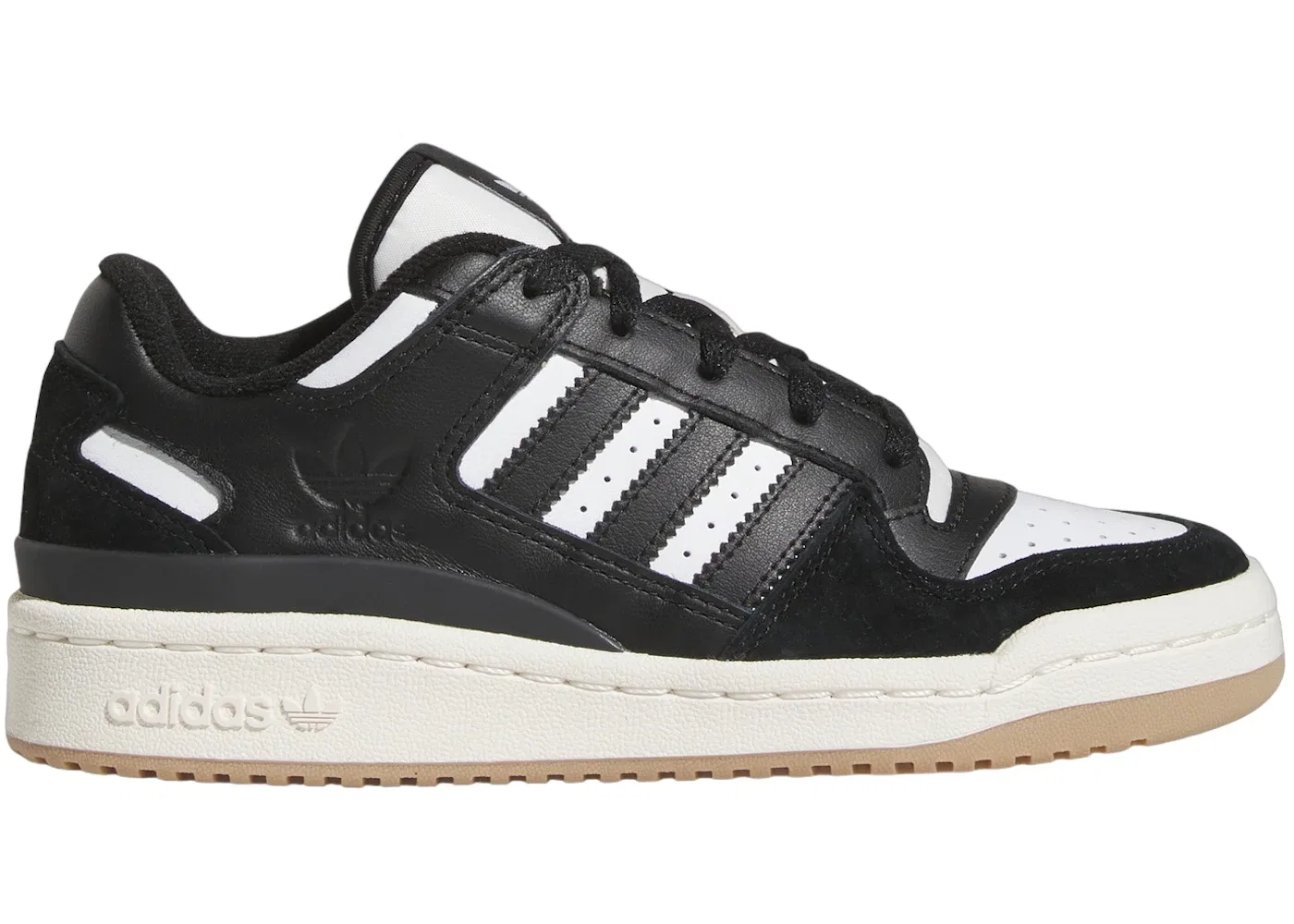 Детские кроссовки Lifestyle Adidas Forum Low Black Cloud White Cream White