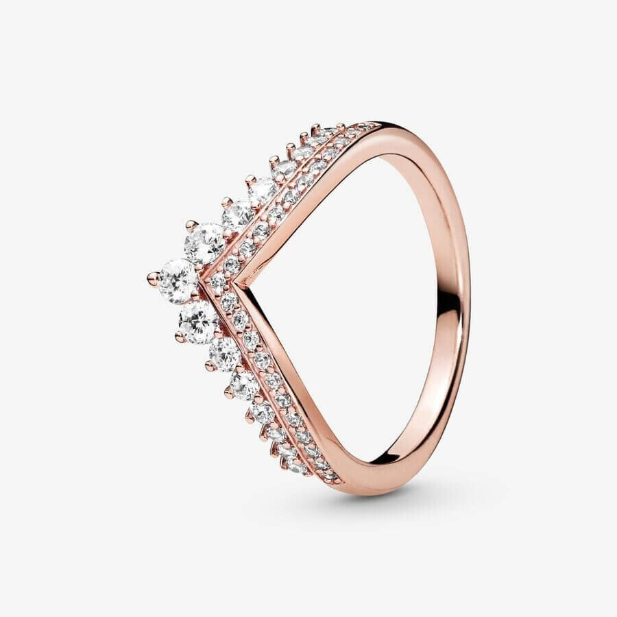 

Кольцо Pandora Timeless Princess Wishbone, розовое золото