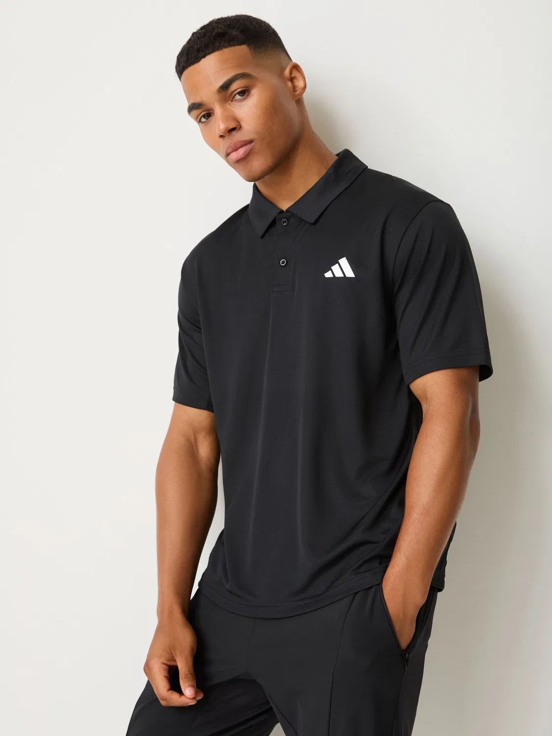 Поло тренировочное Workout Essentials adidas, черный