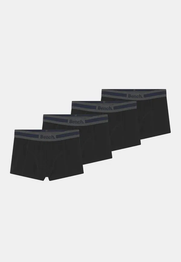 Комплект из 4 трусов с логотипом Bench, черный