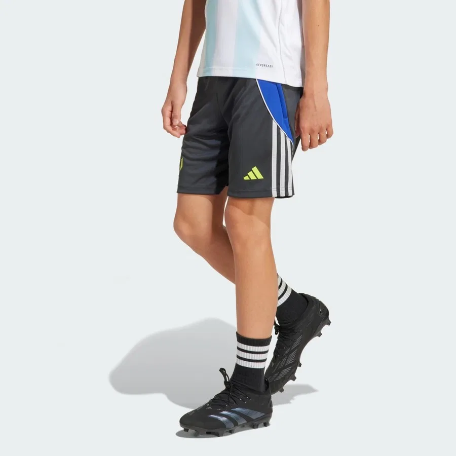 Детские спортивные шорты с принтом Messi adidas Performance, Черный
