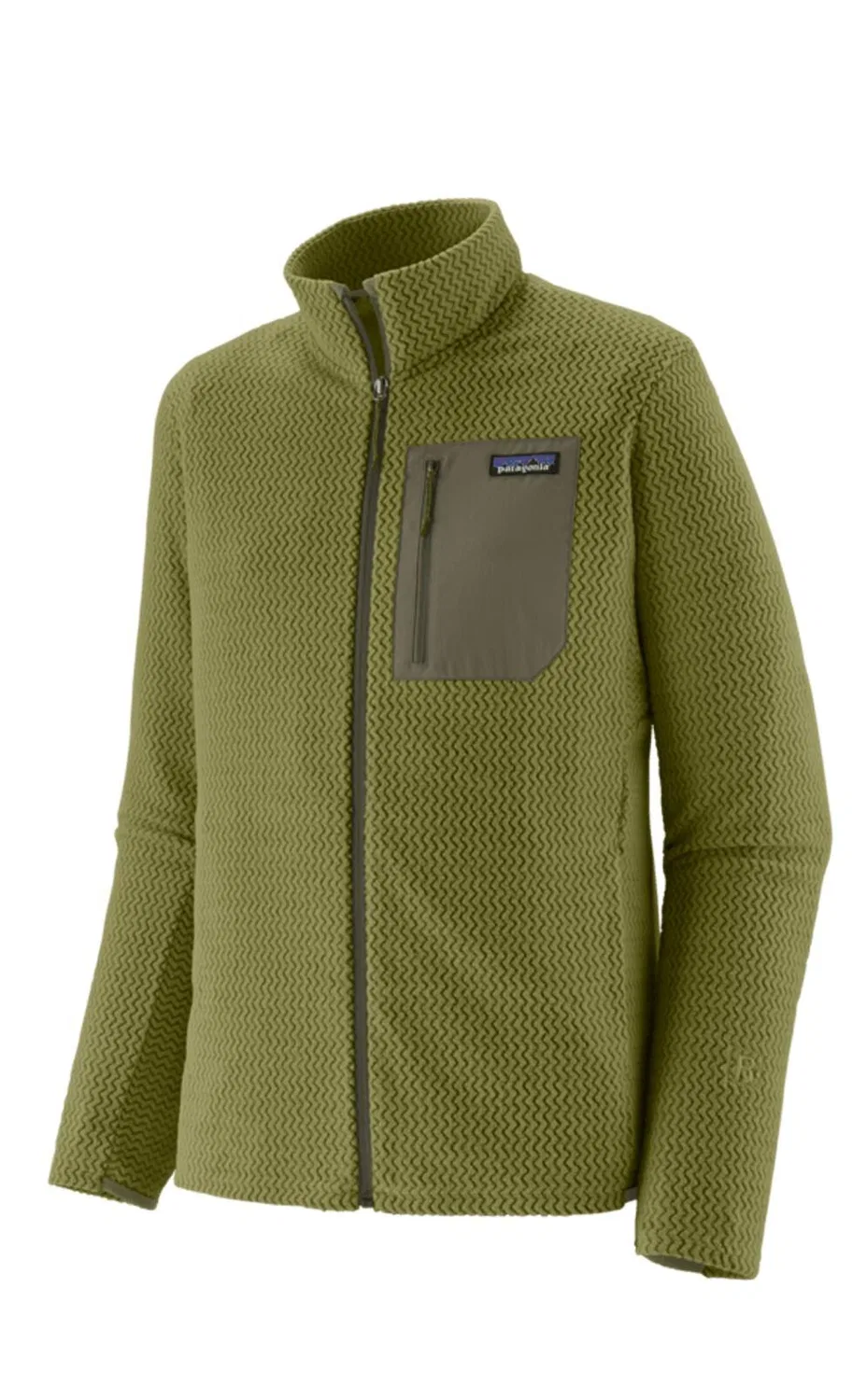 Мужская флисовая куртка с принтом R1 Air Patagonia, Caper Green