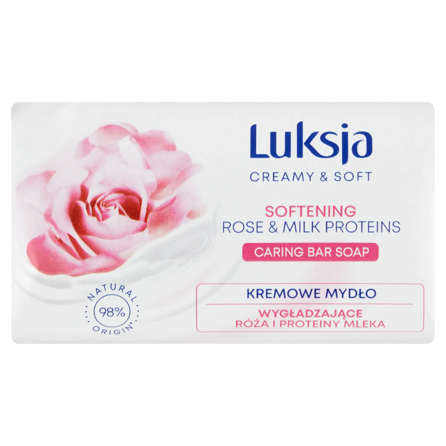 Мыло Luksja Creamy & Soft с ароматом розы и молочными протеинами — фото 3