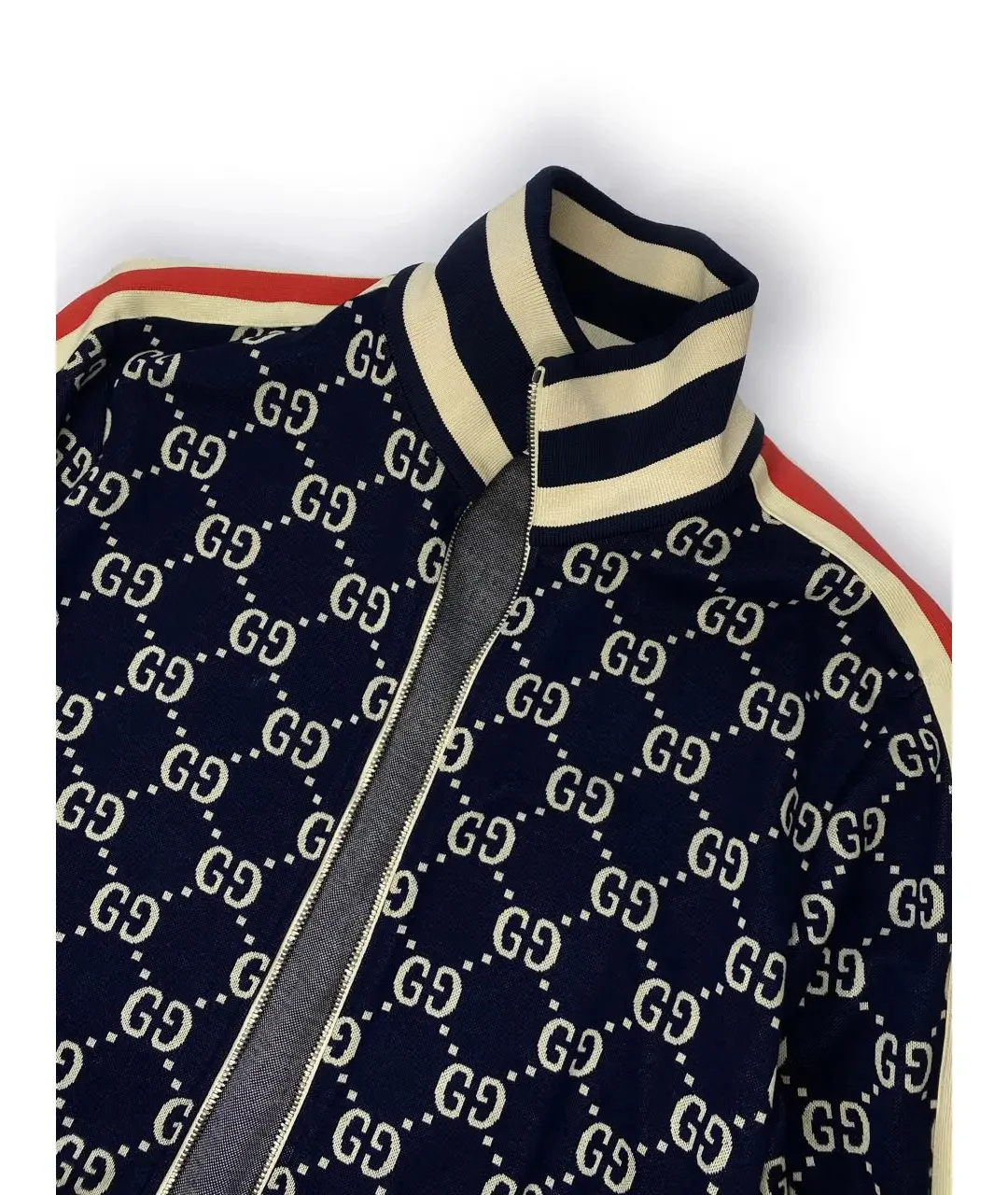 Куртка Gucci GG Jacquard Cotton, синий — фото 2