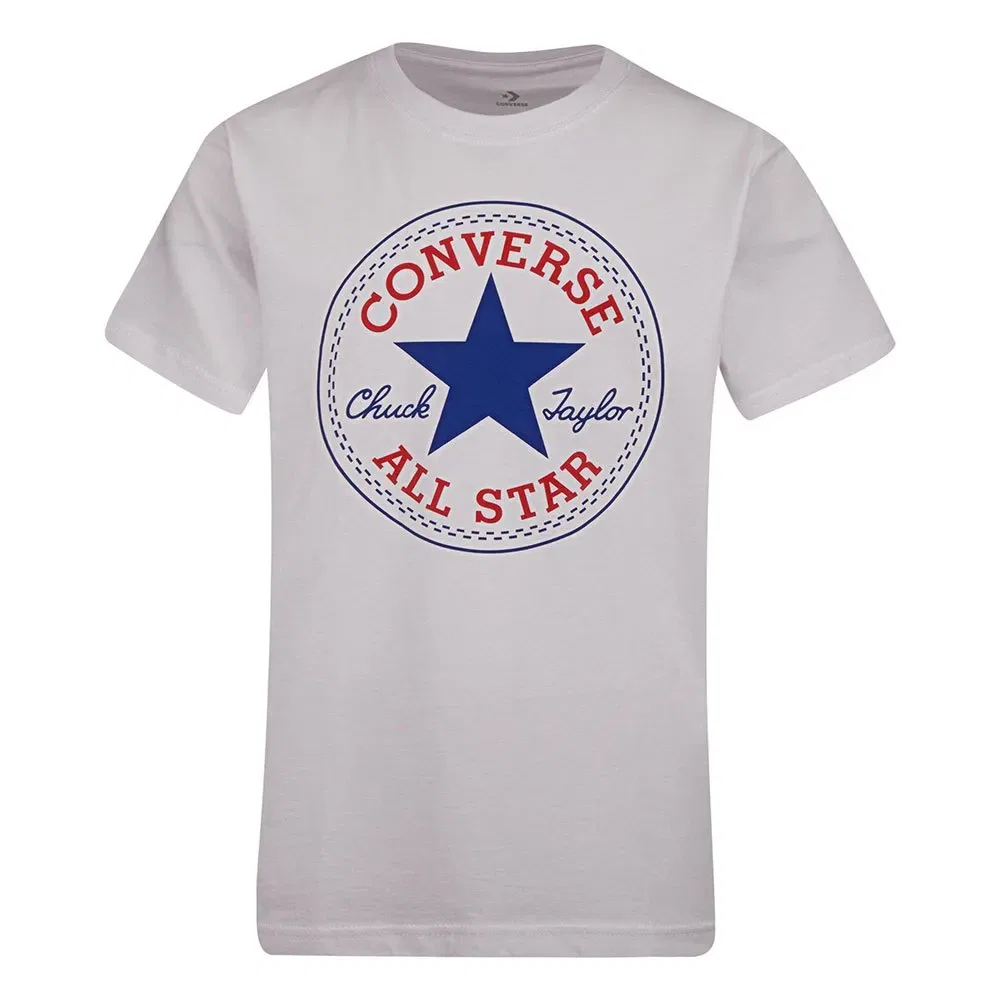 Футболка с коротким рукавом Chuck Patch Converse Kids, белый