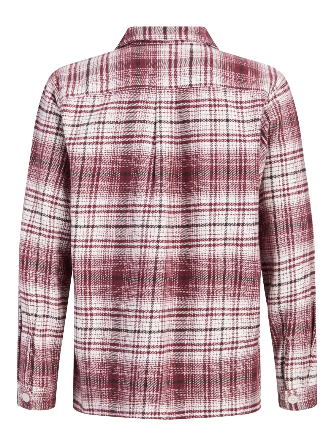 Рубашка-куртка фланелевая Jorfrederiksberg Jack & Jones Junior, шоколадный — фото 2