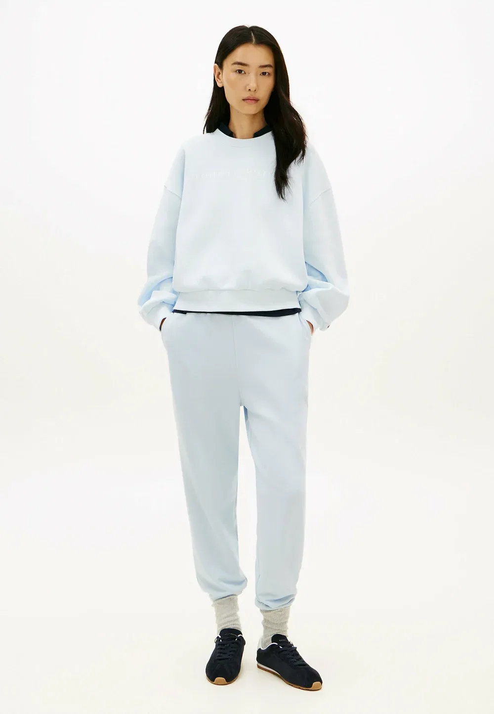 Логотип корпорации mdrn swtsrt - логотип корпорации - толстовка Tommy Hilfiger, Keepsake Blue — фото 2