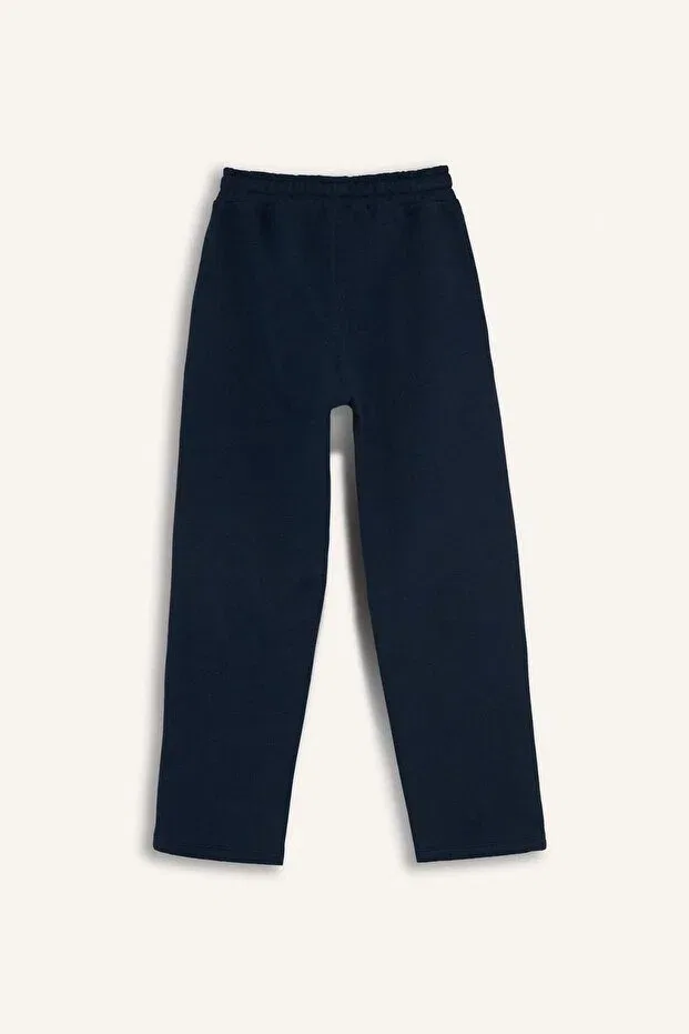 Детские спортивные штаны для мальчиков на резинке Defacto, Navy Blue-Nv256 — фото 4