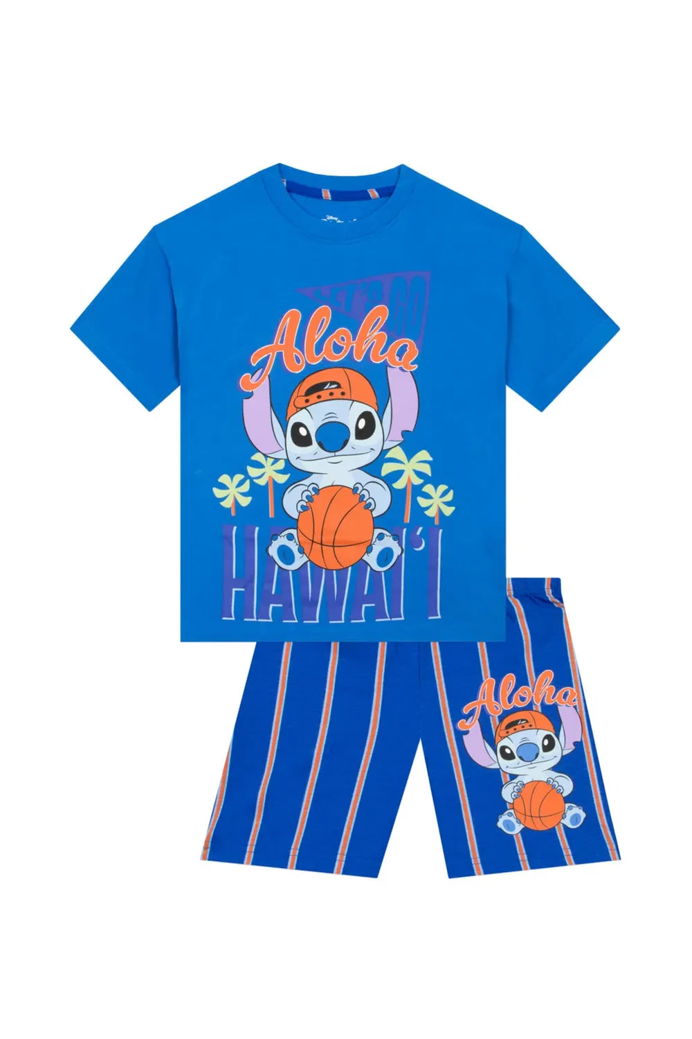 Пижамный комплект с коротким рукавом Lilo & Stitch, Blue