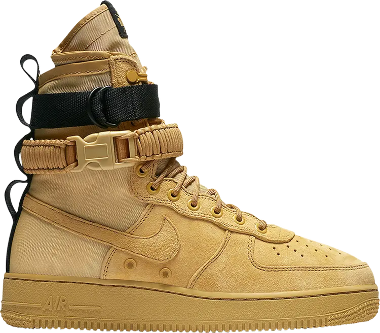 

Кроссовки Nike SF Air Force 1 High 'Wheat', загар, Коричневый, Кроссовки Nike SF Air Force 1 High 'Wheat', загар