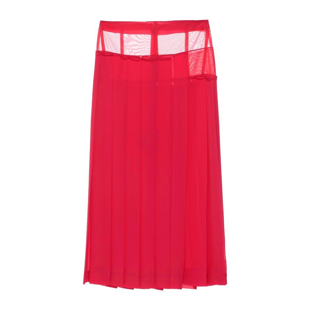 

Юбка Victoria Beckham Midi, ярко-розовый