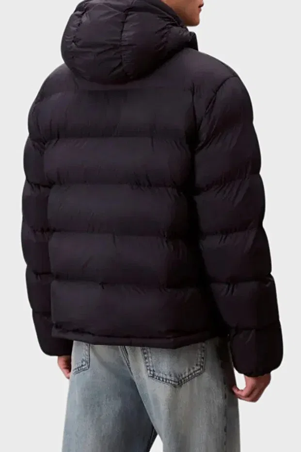 Мужская куртка-пуховик с капюшоном Calvin Klein, Navy Blue — фото 3